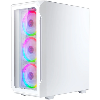 Корпус Ginzzu CL330 Fan 12см FRGB*4 (Белый) 