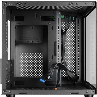  Корпус Ginzzu V100 закаленное стекло 1*USB 3.0,1*USB 2.0, AU mATX 