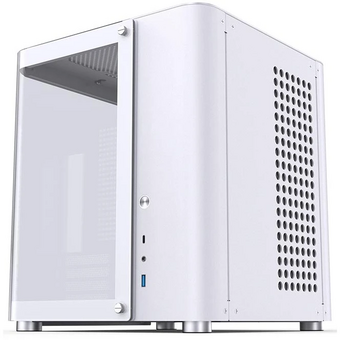  Корпус JONSBO TK-1 White без БП, Mini-Tower, TG, no fan, 1xUSB-A 3.2 + mATX, mITX 