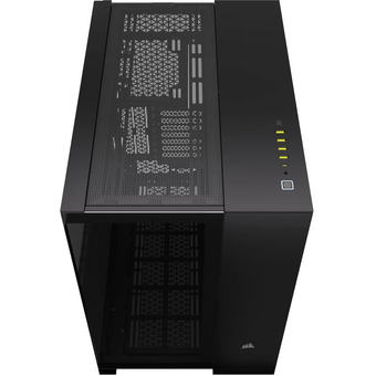  Корпус Corsair iCUE Link 6500X RGB (CC-9011269-WW) без БП, Black, Midi-Tower, TG, 3x120mm 4xUSB-A 3.2, 1xUSB Type-C, E-ATX, ATX, mITX 