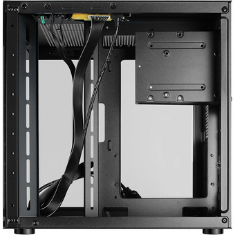  Корпус Ginzzu V100 закаленное стекло 1*USB 3.0,1*USB 2.0, AU mATX 