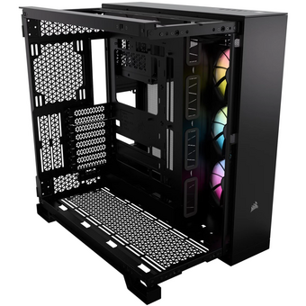  Корпус Corsair iCUE Link 6500X RGB (CC-9011269-WW) без БП, Black, Midi-Tower, TG, 3x120mm 4xUSB-A 3.2, 1xUSB Type-C, E-ATX, ATX, mITX 