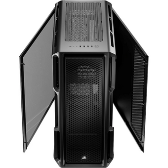  Корпус Corsair 5000T (CC-9011300-WW) без БП, Black, Midi-Tower, TG, no fan, 4xUSB-A 3.2, 1xUSB Type-C, E-ATX, ATX, mITX 