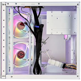  Корпус Ginzzu V250 White 3*Fan 12LD4 