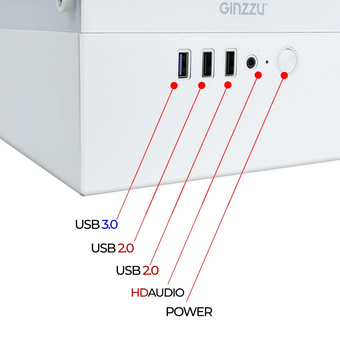  Корпус Ginzzu CL480 