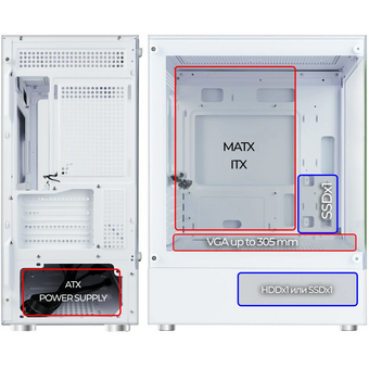  Корпус Ginzzu CL480 