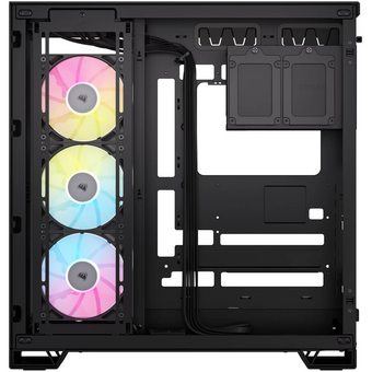  Корпус Corsair iCUE Link 6500X RGB (CC-9011269-WW) без БП, Black, Midi-Tower, TG, 3x120mm 4xUSB-A 3.2, 1xUSB Type-C, E-ATX, ATX, mITX 