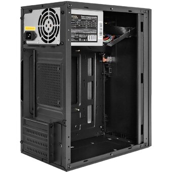  Корпус Exegate BAA-308U2-AAA400 EX298006RUS Minitower (mATX, БП AAA400 с вент. 8см, 1*USB+2*USB3.0, HD Audio, черный) 