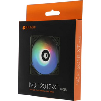  Вентилятор ID-Cooling (NO-12015-XT ARGB) Black ARGB 120×120×15mm (13.8-31.2dB(A), 500-2000 RPM, 4Pin (PWM)/5V 3pin) 
