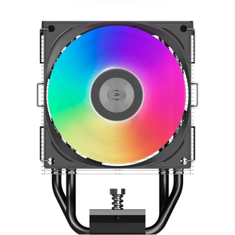  Кулер PcCooler R400 BK ARGB (R400-BKAWYX-US) Soc-AM5/AM4/1200/1700/1851 черный 4-pin 18-30dB Al+Cu 180W Ret 