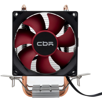  Кулер CBR CBR-CC-2800-PWM, Al+Cu, 2 heat pipes, Socket 775/1155/1156/1150/1151/1200/1700/940/AM2/АМ2+/АМ3/AM3+/FM1/FM2/AM4/AM5, TDP 95W 