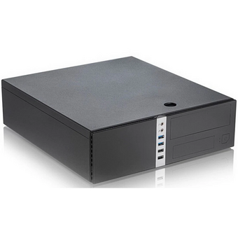  Корпус Foxline FL-203 mATX Desktop w/o PSU, 2xUSB3.0, toolless, Black, 8cm. fan, no powercord 