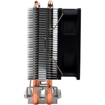  Кулер CBR CBR-CC-2800-PWM, Al+Cu, 2 heat pipes, Socket 775/1155/1156/1150/1151/1200/1700/940/AM2/АМ2+/АМ3/AM3+/FM1/FM2/AM4/AM5, TDP 95W 