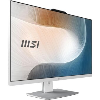  Моноблок MSI Modern AM272P 12M-1020XRU (9S6-AF8212-1020) 27" Full HD i3 1215U (1.2) 16Gb SSD256Gb UHDG без ОС GbitEth 120W клавиатура мышь белый 
