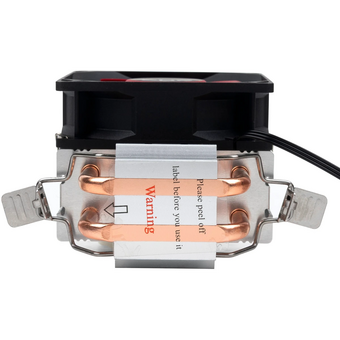  Кулер CBR CBR-CC-2800-PWM, Al+Cu, 2 heat pipes, Socket 775/1155/1156/1150/1151/1200/1700/940/AM2/АМ2+/АМ3/AM3+/FM1/FM2/AM4/AM5, TDP 95W 