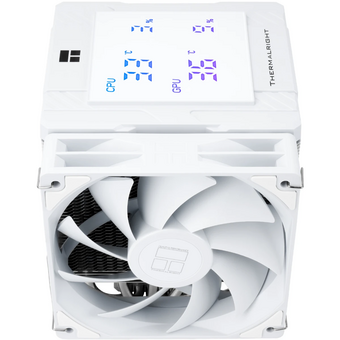  Кулер Thermalright Peerless Assassin 120 Digital, ARGB White LGA115X/1200/1700/1851AM4/AM5 (Dual Tower, 2x120mm ARGB PWM Fan, медное основание) 
