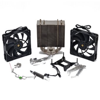  Кулер Thermalright True Spirit 120 Plus (TRUE-SPIRIT-120-PLUS) Soc-AM5/AM4/1151/1200/2066/2011/1700 черный 4-pin 29.6dB Al+Cu 585gr Ret 