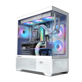  Корпус ZALMAN Chronix, ATX, White, Window, 1xCombo (3.5’’ or 2.5’’), 1x3.5’’HDD, 2x2.5’’SSD, 1xUSB2.0, 1xUSB3.0, 1xUSB Type-C 