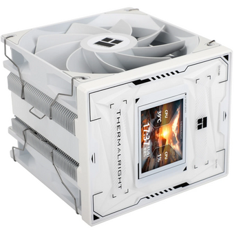  Кулер Thermalright Burst Assassin 120 Vision White LGA115X/1200/1700/1851 (2x120mm PWM Fan, медное основание, 6 тепл. трубок 6мм) / TRBA120VW 
