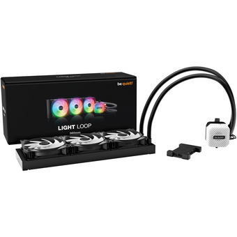  СВО be quiet! Light Loop (BW022) 360mm (250W, Black, ARGB/ Fans: 3x120mm, 61.8CFM, 36.8dBA, 2100RPM 