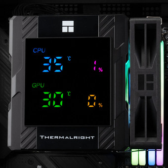  Кулер Thermalright Peerless Assassin 120 Digital ARGB Black LGA115X/1200/1700/1851AM4/AM5 (Dual Tower, 2x120mm ARGB PWM Fan, медное основание) 