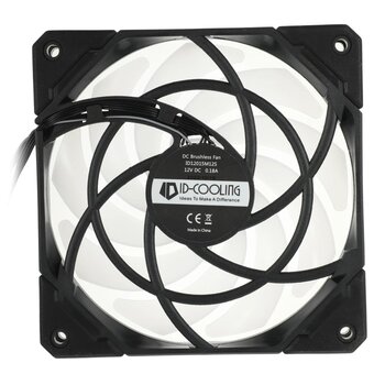  Вентилятор ID-Cooling (NO-12015-XT ARGB) Black ARGB 120×120×15mm (13.8-31.2dB(A), 500-2000 RPM, 4Pin (PWM)/5V 3pin) 