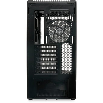  Корпус HSPD F711 (F711-TGBK- ARGB), без БП, Panoramic Full Tower, Black, TG, 0.7 SPCC, 4x120mm ATX, mITX 190/420/280mm 2x2.5", 7xPCI 1xUS 