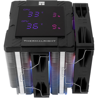  Кулер Thermalright Peerless Assassin 120 Digital ARGB Black LGA115X/1200/1700/1851AM4/AM5 (Dual Tower, 2x120mm ARGB PWM Fan, медное основание) 