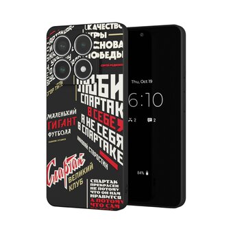  Силиконовый чехол DesignOnCase для Xiaomi 14T Pro (Сяоми 14Т Про), Спартак Гимн клуба 