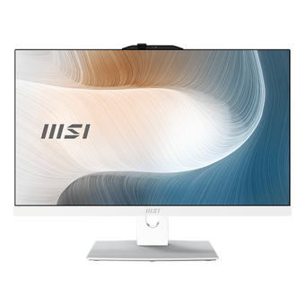  Моноблок MSI Modern AM272P 12M-1245RU (9S6-AF8212-1245) 27" Full HD i5 1235U (1.3) 16Gb SSD500Gb Iris Xe W11P GbitEth 120W клавиатура мышь Cam белый 