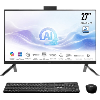  Моноблок MSI Modern AM273Q AI 1UM-092XRU (9S6-AF0112-092) 27"(2560x1440 (матовый) IPS)/Intel Core Ultra 5 125H(1.2Ghz)/16384Mb/512PCISSDGb/noDVD 