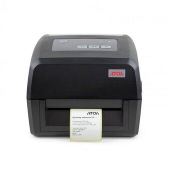  Термопринтер Атол TT44 (60112) 300dpi 152мм/с/USB/RS232/Eth для печ.накл. черный 
