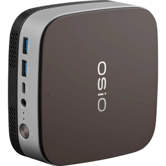  Неттоп OSIO BaseLine B51i-012 Intel Core i3 1215U, DDR4 16ГБ, 512ГБ(SSD), Intel UHD Graphics, Windows 11 Pro, коричневый и серебристый 