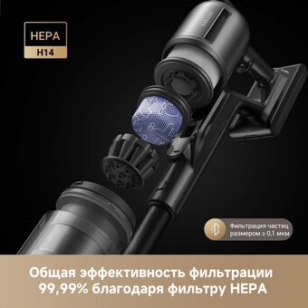  Пылесос DREAME Z30 AquaCycle VZV77B черный/серый 