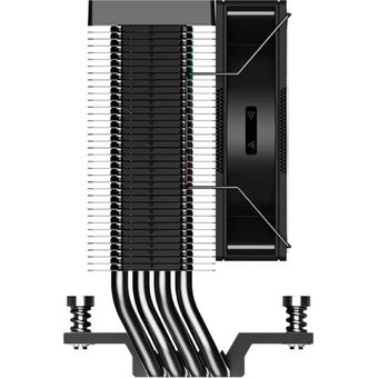  Кулер PcCooler R400 BK (R400-BKNWYX-US) Soc-AM5/AM4/1200/1700/1851 черный 4-pin 18-30dB Al+Cu 180W Ret 