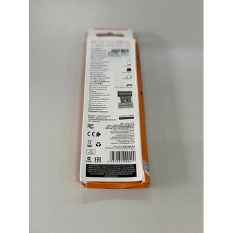  УЦ Дата-кабель BOROFONE BX16 Easy micro 1м черный (плохая упаковка) 