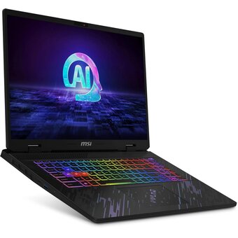  Ноутбук MSI Pulse 17 AI C1VEKG-088XRU (9S7-17T311-088) Core Ultra 5 125H 16Gb SSD1Tb NVIDIA GeForce RTX4050 6Gb 17" IPS QHD+ (2560x1600) FreeDOS black 