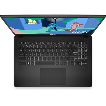  Ноутбук MSI Modern 15 B7M-472XRU (9S7-15HK12-472) AMD Ryzen 7 7730U/16Gb/SSD1Tb/15.6"/IPS/FHD/1920x1080/60Hz/NoOS/Classic Black 