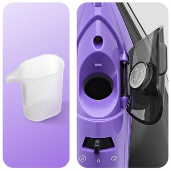  Утюг Kitfort КТ-2627 фиолетовый/черный 