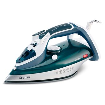  Утюг Vitek VT-8306 белый/зеленый 