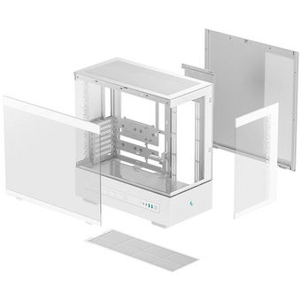  Корпус Deepcool CH690 Digital WH без БП, боковое окно (панорама), белый, ATX 