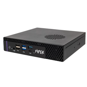  Неттоп Hiper Factum FT20 (FT20-i5144R16N5R6BWP) Intel Core i5 14400(2.5Ghz)/16384Mb/512PCISSDGb/noDVD/BT/WiFi/war 1y/1.3kg/черный/Win11Pro + БП 120Вт 