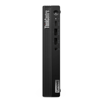  Неттоп Lenovo ThinkCentre Tiny M70q-5 slim (12TD0041UM) i7 14700T (1.3) 16Gb SSD512Gb UHDG 770 W11P GbitEth WiFi BT 135W kb мышь клавиатура черный 
