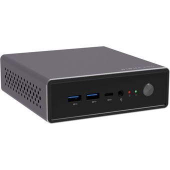  Неттоп Digma Pro Minimax U1 (DPP5-ADXW05) i5 1235U (1.3) 16Gb SSD512Gb Iris Xe Windows 11 Pro GbitEth WiFi BT 60W темно-серый/черный 
