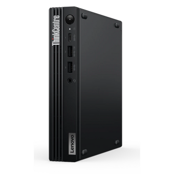  Неттоп Lenovo ThinkCentre Tiny M70q-5 slim (12TD0041UM) i7 14700T (1.3) 16Gb SSD512Gb UHDG 770 W11P GbitEth WiFi BT 135W kb мышь клавиатура черный 