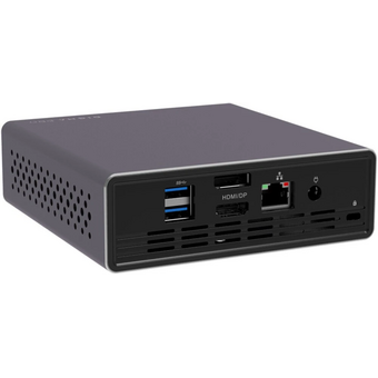  Неттоп Digma Pro Minimax U1 (DPP5-ADXW05) i5 1235U (1.3) 16Gb SSD512Gb Iris Xe Windows 11 Pro GbitEth WiFi BT 60W темно-серый/черный 