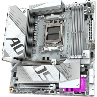 Материнская плата Gigabyte B850M Aorus Elite Wifi6E Ice, RTL 