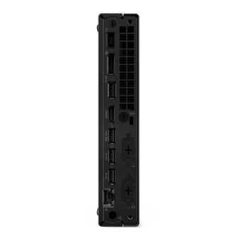  Неттоп Lenovo ThinkCentre Tiny M70q-5 slim (12TD0041UM) i7 14700T (1.3) 16Gb SSD512Gb UHDG 770 W11P GbitEth WiFi BT 135W kb мышь клавиатура черный 