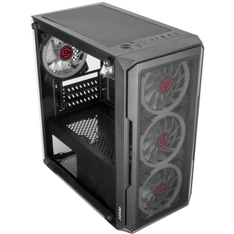  Корпус Ginzzu CL680 mATX Fan 4*12FRGB 
