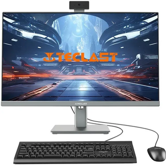  Моноблок TECLAST V24 Air (V24 AIR 12600HX16G512KRU) 23.8" Full HD, Intel Core i5 12600HX, 16ГБ DDR4, 512ГБ SSD, Windows 11 Pro, серый 